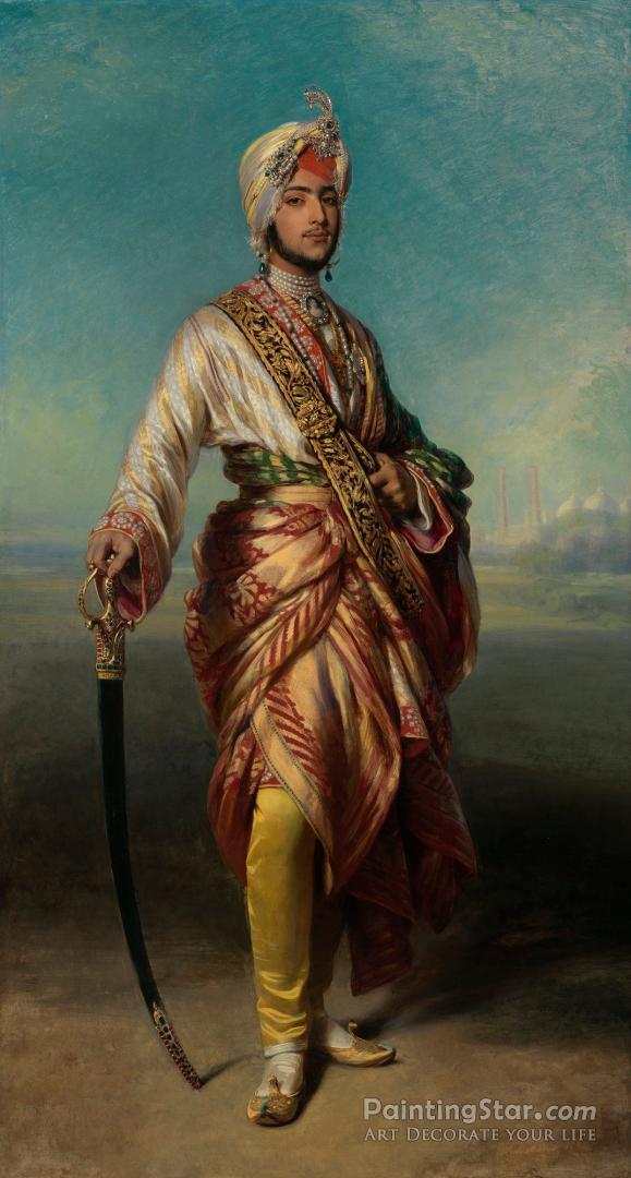 Maharadscha Duleep Singh Artwork by Franz Xavier Winterhalter