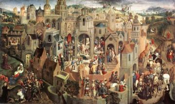 Scenes From The Passion Of Christ Artwork by Hans Memling