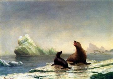 Seals Artwork by Albert Bierstadt