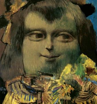 Mona Lisa At The Age Of 12 Artwork by Fernando Botero