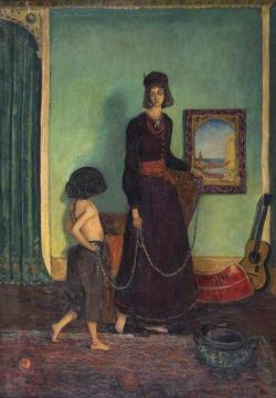 The Bead Chain Artwork by James Dickson Innes