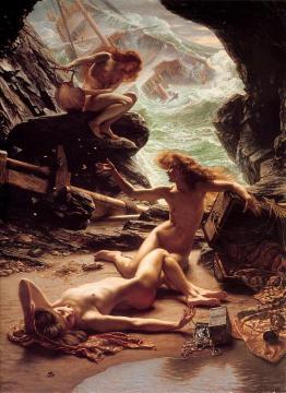 The Cave Of The Storm Nymphs Artwork by Sir Edward John Poynter
