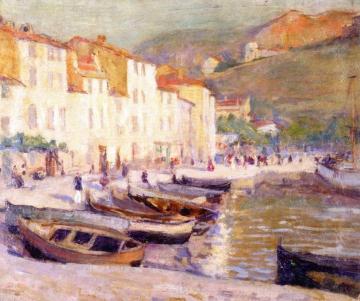 City Waterfront Artwork by Lucien Abrams