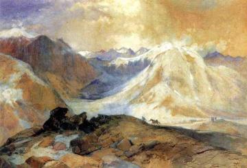 Mosquito Trail, Rocky Mountains of Colorado Artwork by Thomas Moran