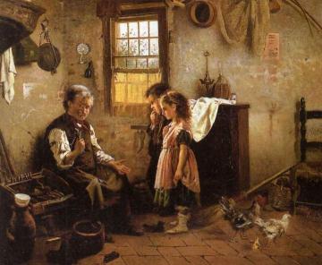 A Visit To The Cobbler Artwork by Alexander Mark Rossi