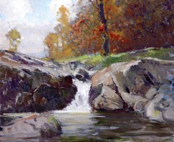 Mountain River #2 Artwork by Georges Ames Aldrich