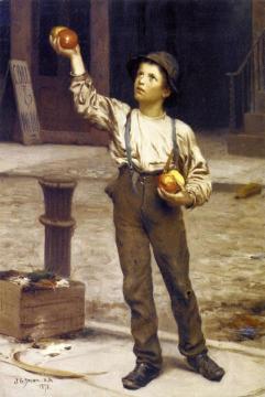 The Apple Seller Artwork by John George Brown