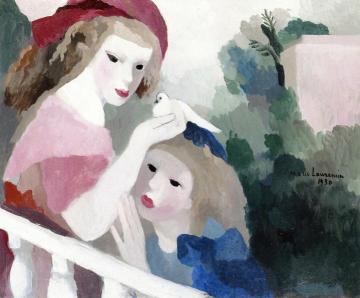 Children of the Château (II) Artwork by Marie Laurencin