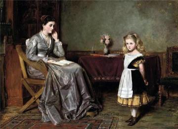 The recitation Artwork by George Goodwin Kilburne
