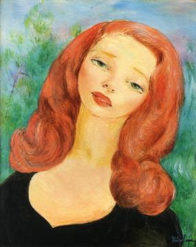 A Redhead Artwork by Moise Kisling
