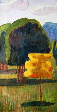 The Yellow Tree Artwork by Émile Bernard