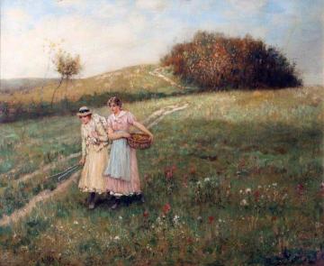 Nut Brown Maids Artwork by George Henry Boughton