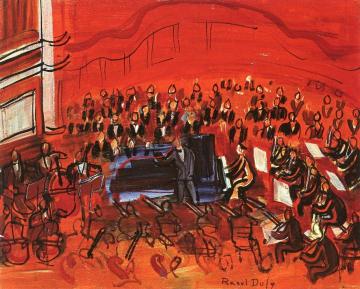Concerto, Piano And Orchestra Artwork by Raoul Dufy