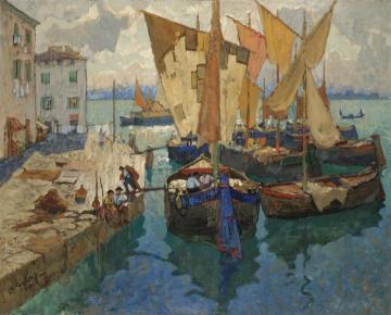 View of Venice Artwork by Konstantin Gorbatov