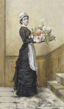 The new arrangement Artwork by George Goodwin Kilburne
