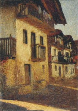 Street in the Village Artwork by Henri Martin