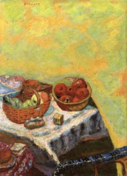 Basket of Fruit in the Sun Artwork by Pierre Bonnard