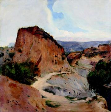 Paisaje de Ontinyent Artwork by Victor Moya Calvo