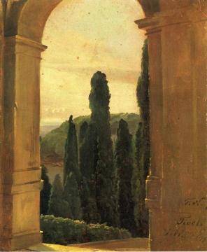 Villa d'Este Artwork by Friedrich Nerly