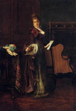 The Love Letter Artwork by Alfred Stevens