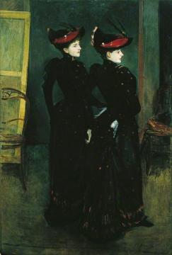The Savile-clark Girls Artwork by Jacques Emile Blanche