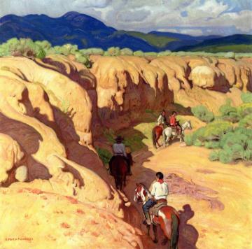 Through The Arroyo Artwork by E. Martin Hennings