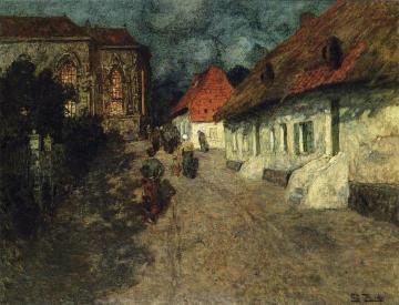 Midnight Mass Artwork by Fritz Thaulow