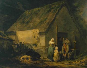 Morning: Higglers Preparing For Market Artwork by George Morland