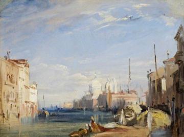 Venice:  The Grand Canal Artwork by Richard Parkes Bonington