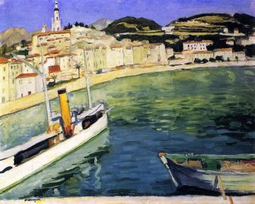 Harbor of Menton Artwork by Albert Marquet