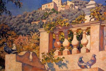 The Balustrade Artwork by Theo van Rysselberghe