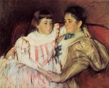 Portrait of Mrs Havemeyer and Her Daughter Electra Artwork by Mary Cassatt