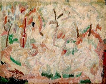 Pink Spring Artwork by Alice Bailly