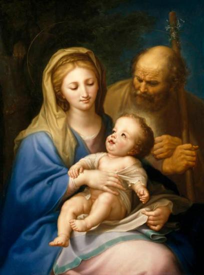 The Holy Family Artwork by Francisco Bayeu y Subias