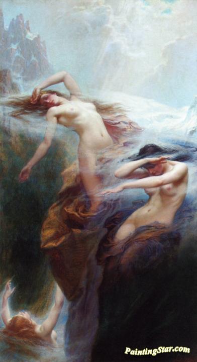 Clyties Of The Mist Artwork by Herbert James Draper
