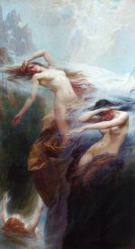 Clyties Of The Mist Artwork by Herbert James Draper