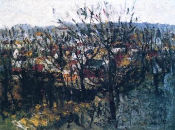 Landscape at Montmagny Artwork by Maurice Utrillo