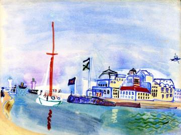 Trouville Artwork by Raoul Dufy