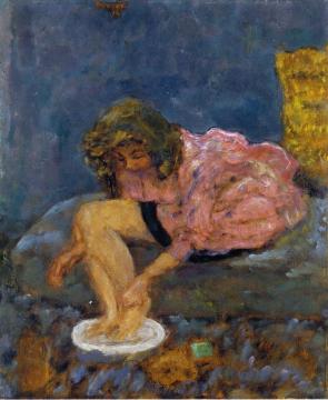 Woman Washing Her Feet Artwork by Pierre Bonnard
