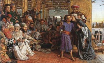 The Finding Of The Saviour In The Temple Artwork by William Holman Hunt