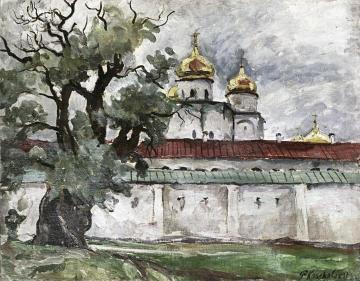 Cathedral of St. George in Novgorod Artwork by Pyotr Konchalovsky