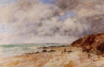 Hennequeville, near Trouville Artwork by Eugène-Louis Boudin