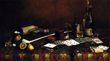 A Gentleman's Table Artwork by Claude Raguet Hirst