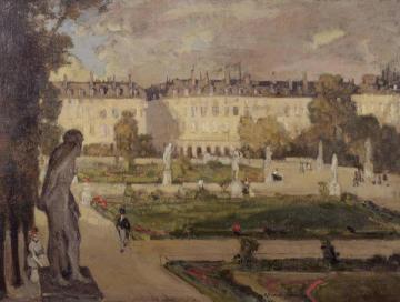 The Tuileries Gardens and the Rue de Rivoli Artwork by Alexander Jamieson