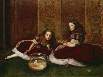 Leisure Hours Artwork by Sir John Everett Millais