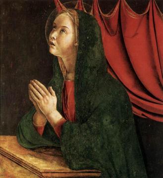 Polyptych of San Vincenzo Ferreri (detail) Artwork by Giovanni Bellini