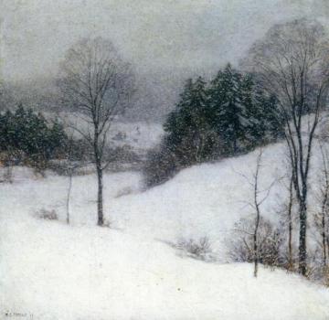 The White Veil Artwork by Willard Leroy Metcalf