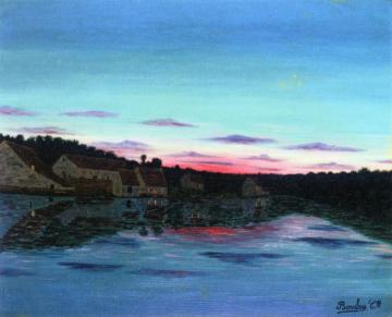 Sunset Artwork by Camille Bombois