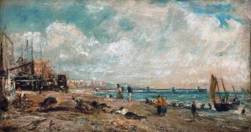 Sketch for The Marine Parade and Chain Pier, Brighton Artwork by John Constable
