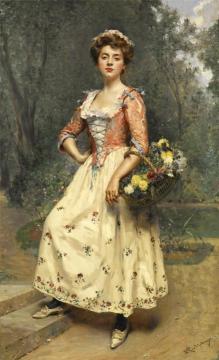Spring Beauty Artwork by Raimundo de Madrazo y Garreta